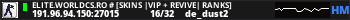 ELITE.WORLDCS.RO # [SKINS |VIP + REVIVE| RANKS]