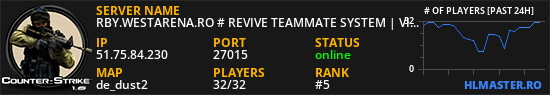 RBY.WESTARENA.RO # REVIVE TEAMMATE SYSTEM | VIP FREE