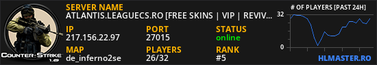 ATLANTIS.LEAGUECS.RO [FREE SKINS | VIP | REVIVE]